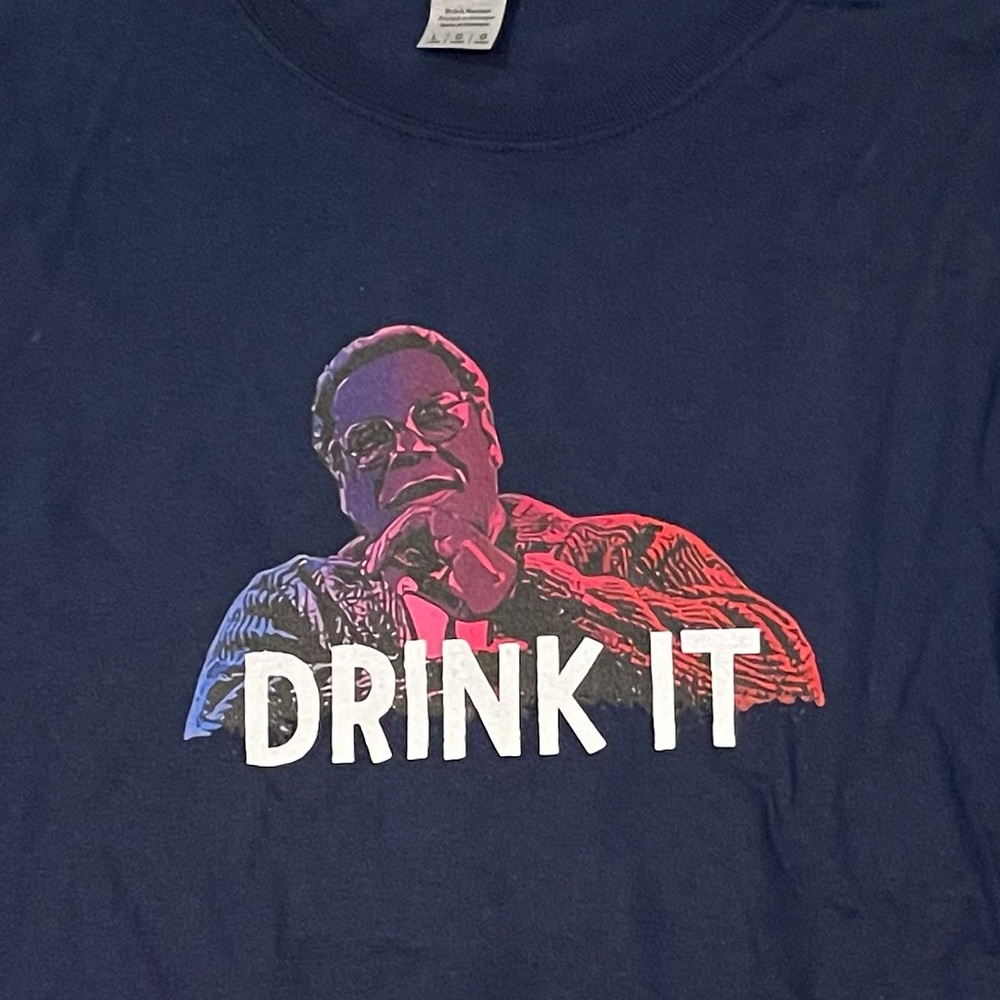 Drink it! Never worn women’s navy sz LG t shirt 2 available. WEIRD SCIENCE